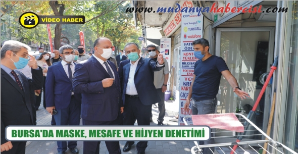 BURSA'DA MASKE, MESAFE VE HJYEN DENETM